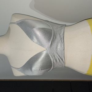 Silver bralette